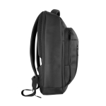 Wasserdichter Anti-Diebstahl-Rucksack aus recyceltem Polyester farbe schwarz Detailbild 8