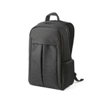 22L-Rucksack aus recyceltem Nylon mit wasserdichten Reißverschlüssen, 16,5” farbe schwarz