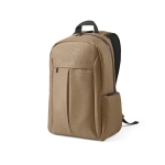 22L-Rucksack aus recyceltem Nylon mit wasserdichten Reißverschlüssen, 16,5” farbe camel