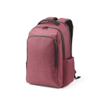 Zweifarbiger wasserdichter Laptop-Rucksack aus recyceltem Nylon, 15,6” farbe bordeaux