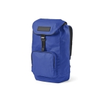 Wasserabweisender Rucksack aus Recycling-Baumwolle, 240 g/m2 farbe blau