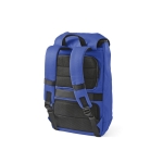 Wasserabweisender Rucksack aus Recycling-Baumwolle, 240 g/m2 farbe blau zweite Ansicht