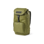 Wasserabweisender Rucksack aus Recycling-Baumwolle, 240 g/m2 farbe militärgrün