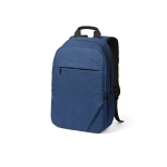 Rucksack aus 300D RPET mit Frontfach mit Reißverschluss, 15,6”,18 L farbe blau