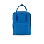 Rucksack aus recycelter Baumwolle mit Griffen, 450 g/m2 farbe blau