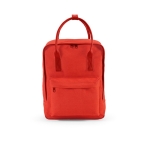 Rucksack aus recycelter Baumwolle mit Griffen, 450 g/m2 farbe rot