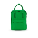 Rucksack aus recycelter Baumwolle mit Griffen, 450 g/m2 farbe grün