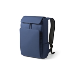 Rucksack aus Kunstleder mit gepolstertem Laptopfach, 20 L farbe blau