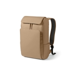 Rucksack aus Kunstleder mit gepolstertem Laptopfach, 20 L farbe camel