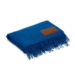 Sehr weiche Decke aus RPET mit bedruckbarem Aufnäher, 180 g/m2 farbe marineblau