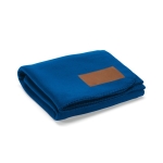 Ökologische RPET-Decke mit anpassbarem Patch, 180 g/m2 farbe blau