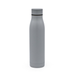 Flasche aus recyceltem Edelstahl mit Thermofunktion, 600 ml farbe silber