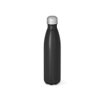 Trinkflasche aus recyceltem Edelstahl im matten Design, 770 ml farbe schwarz