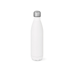 Trinkflasche aus recyceltem Edelstahl im matten Design, 770 ml farbe weiß