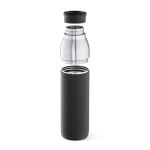 Flasche aus recyceltem Edelstahl, umwandelbar in 720-ml-Becher farbe schwarz dritte Ansicht