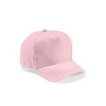 Cap aus recycelter Baumwolle mit Nackenverschluss, 280 g/m2 farbe rosa