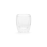 Doppelwandiges Glas aus Borosilikatglas, 220 ml farbe transparent