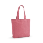 Tasche aus recycelter Baumwolle und RPET, 180 g/m2 farbe rosa