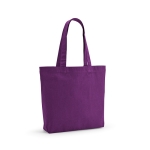 Tasche aus recycelter Baumwolle und RPET, 180 g/m2 farbe violett