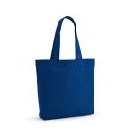 Tasche aus recycelter Baumwolle und RPET, 180 g/m2 farbe köngisblau