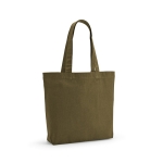 Tasche aus recycelter Baumwolle und RPET, 180 g/m2 farbe militärgrün