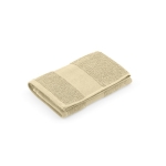 Gästehandtuch aus recycelter Baumwolle, 370 g/m2, 70 x 140 cm farbe beige