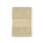 Badetuch aus recycelter Baumwolle, 370 g/m2, 30 x 50 cm farbe beige zweite Ansicht