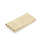 Waffel-Duschtuch aus recycelter Baumwolle, 500 g/m2, 70 x 140 cm farbe beige