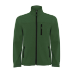 Herren-Softshelljacke aus Polyester, 300 g/m2, Roly farbe flaschengrün