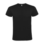 Kurzarm-Unisex T-Shirt aus 100% Baumwolle, 150 g/m2, Roly Atomic farbe schwarz