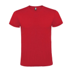 Kurzarm-Unisex T-Shirt aus 100% Baumwolle, 150 g/m2, Roly Atomic farbe rot