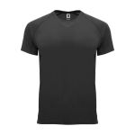 Sport-T-Shirt aus 100% Polyester 100%, 135 g/m2, Roly farbe schwarz