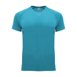 Sport-T-Shirt aus 100% Polyester 100%, 135 g/m2, Roly farbe türkis