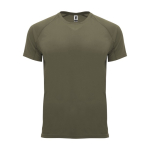 Sport-T-Shirt aus 100% Polyester 100%, 135 g/m2, Roly farbe militärgrün