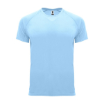 Sport-T-Shirt aus 100% Polyester 100%, 135 g/m2, Roly farbe hellblau