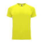 Sport-T-Shirt aus 100% Polyester 100%, 135 g/m2, Roly farbe neongelb