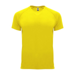 Sport-T-Shirt aus 100% Polyester für Kinder, 135 g/m2, Roly farbe gelb