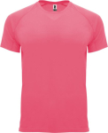 Sport-T-Shirt aus 100% Polyester für Kinder, 135 g/m2, Roly farbe neonrosa