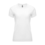 Sport-T-Shirt aus 100% Polyester für Damen, 135 g/m2, Roly farbe weiß