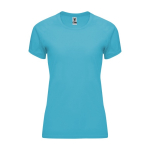 Sport-T-Shirt aus 100% Polyester für Damen, 135 g/m2, Roly farbe türkis