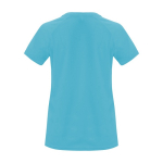 Sport-T-Shirt aus 100% Polyester für Damen, 135 g/m2, Roly farbe türkis zweite Rückansicht