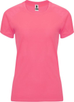 Sport-T-Shirt aus 100% Polyester für Damen, 135 g/m2, Roly farbe neonrosa