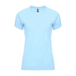 Sport-T-Shirt aus 100% Polyester für Damen, 135 g/m2, Roly farbe hellblau