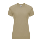 Sport-T-Shirt aus 100% Polyester für Damen, 135 g/m2, Roly farbe taupe