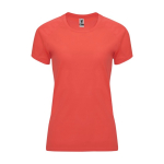 Sport-T-Shirt aus 100% Polyester für Damen, 135 g/m2, Roly farbe korallenrot