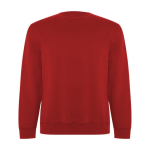 Unisex-Pullover aus Bio-Baumwolle und rPET, 300 g/m2, Roly farbe rot