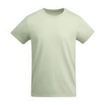 T-Shirt aus Bio-Baumwolle für Herren, 175 g/m2, Roly farbe pastellgrün