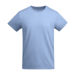 T-Shirt aus Bio-Baumwolle für Herren, 175 g/m2, Roly farbe hellblau