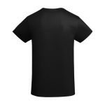 T-Shirt aus Bio-Baumwolle für Kinder, 175 g/m2, Roly farbe schwarz zweite Rückansicht