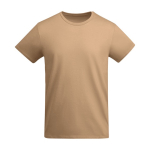 T-Shirt aus Bio-Baumwolle für Kinder, 175 g/m2, Roly farbe rotbraun